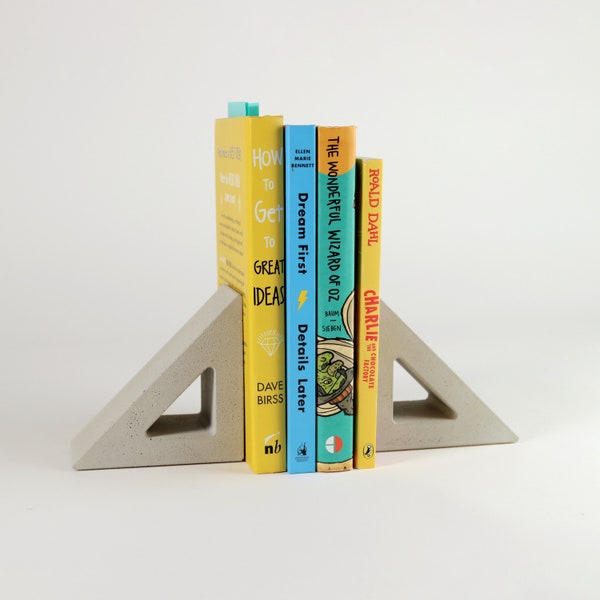 Triangle Bookend Etsy