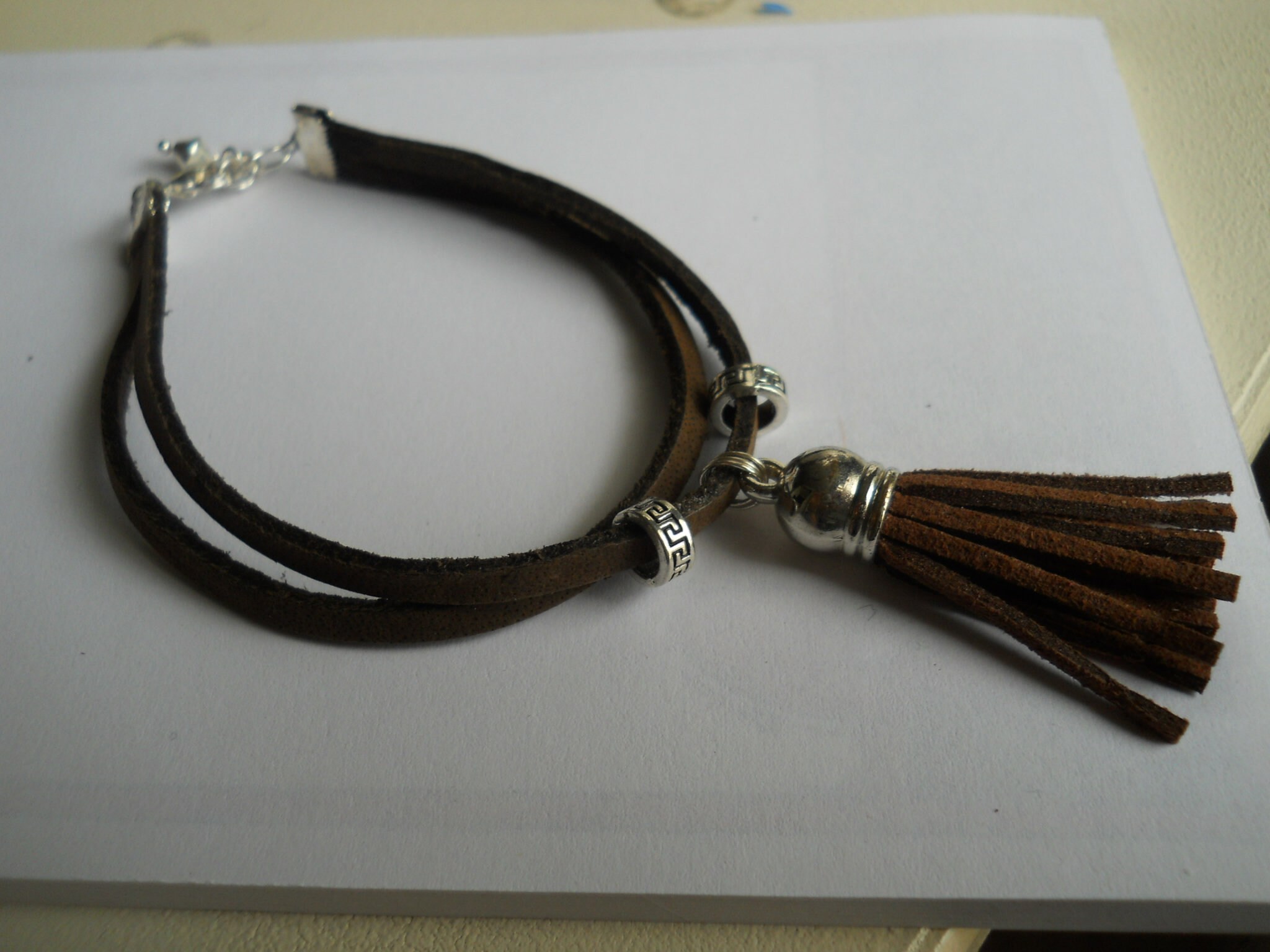 Leather bracelet Etsy