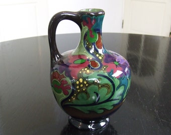 Plateelbakkerij Zuid-Holland medium sized high gloss Gouda style jug / ewer shaped vase