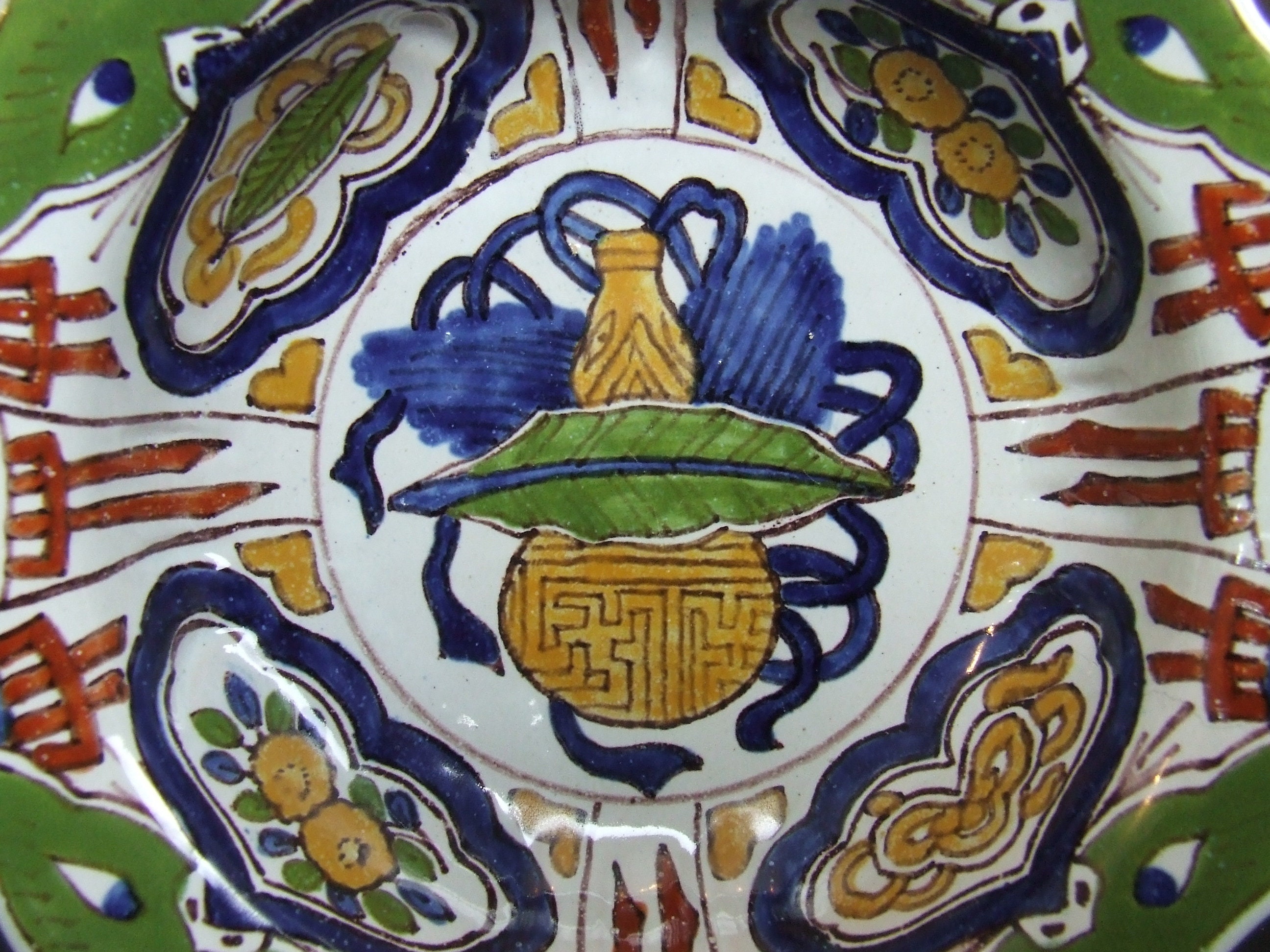 【ファッション通販】の商品をすべて Tichelaar Makkum handpainted Delft chinoiserie style 工芸品