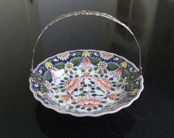 Tichelaar Makkum Handpainted Delft Blue Wall Plate (tin