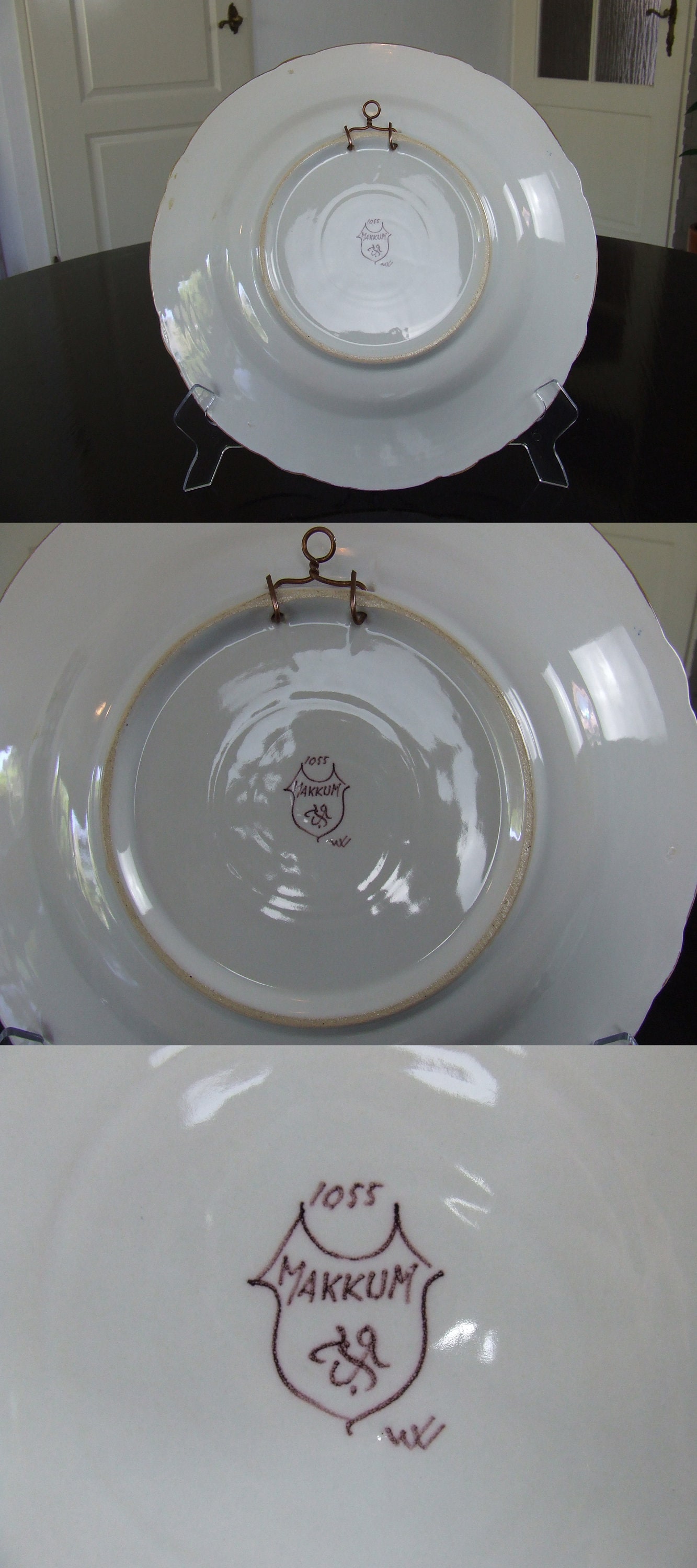 Tichelaar Makkum large handpainted Delft polychrome style dish