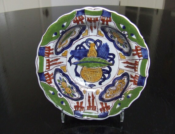 人気が高い Handpainted Makkum Tichelaar Delft Style Chinoiserie 工芸品