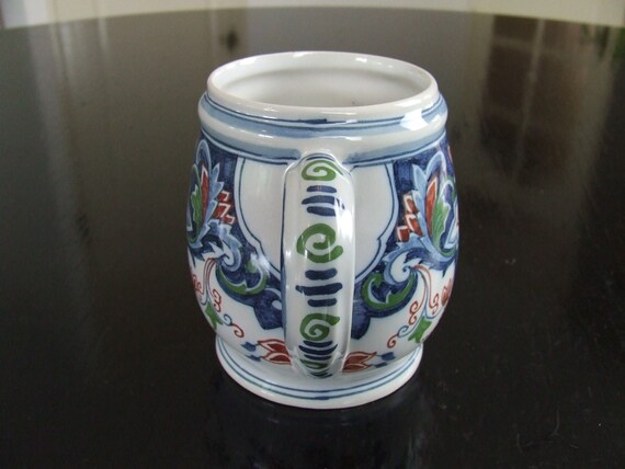 Tichelaar Makkum花器 Tichelaar Makkum large handpainted Delft