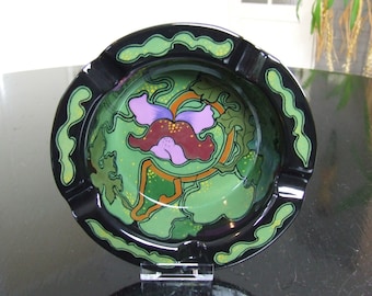 Regina Gouda high gloss Gouda style ashtray with "Uni" pattern