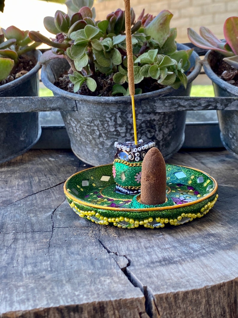 Owl Incense Holder Etsy