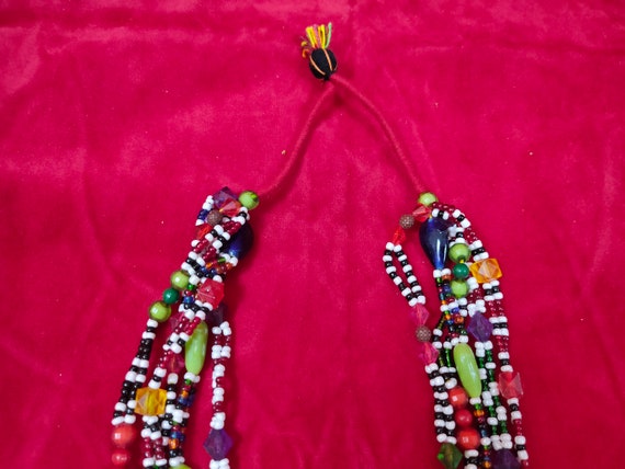 Vintage Banjara Necklace, Chain Choker Necklace  … - image 5