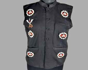 vintage kuchi Banjara jackets Multi color hand embroidered, Indian Antique banjara Ethnic Handmade Jacket Vintage hand Embroidery Work