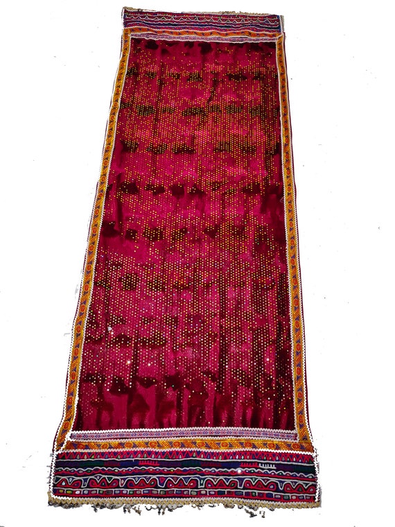 banjara Vintage shawl rabari hand Embroidered Ant… - image 2