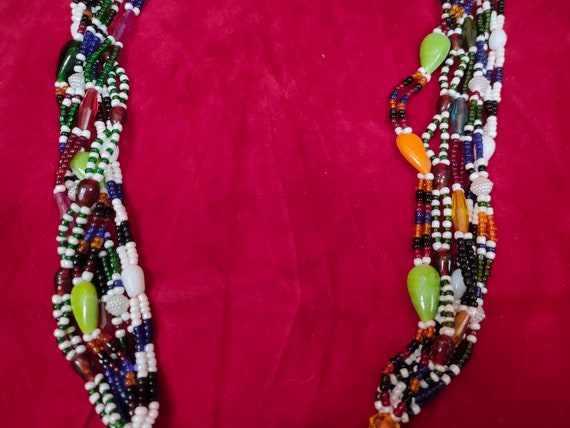 Vintage Banjara Necklace, Chain Choker Necklace  … - image 4