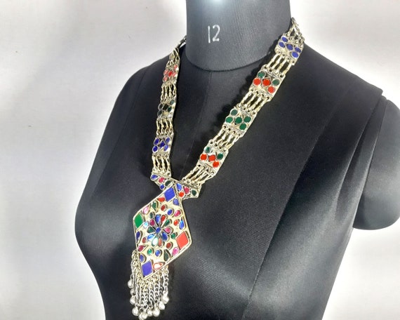 Afghani Jewelry banjara necklace awesome antique … - image 4