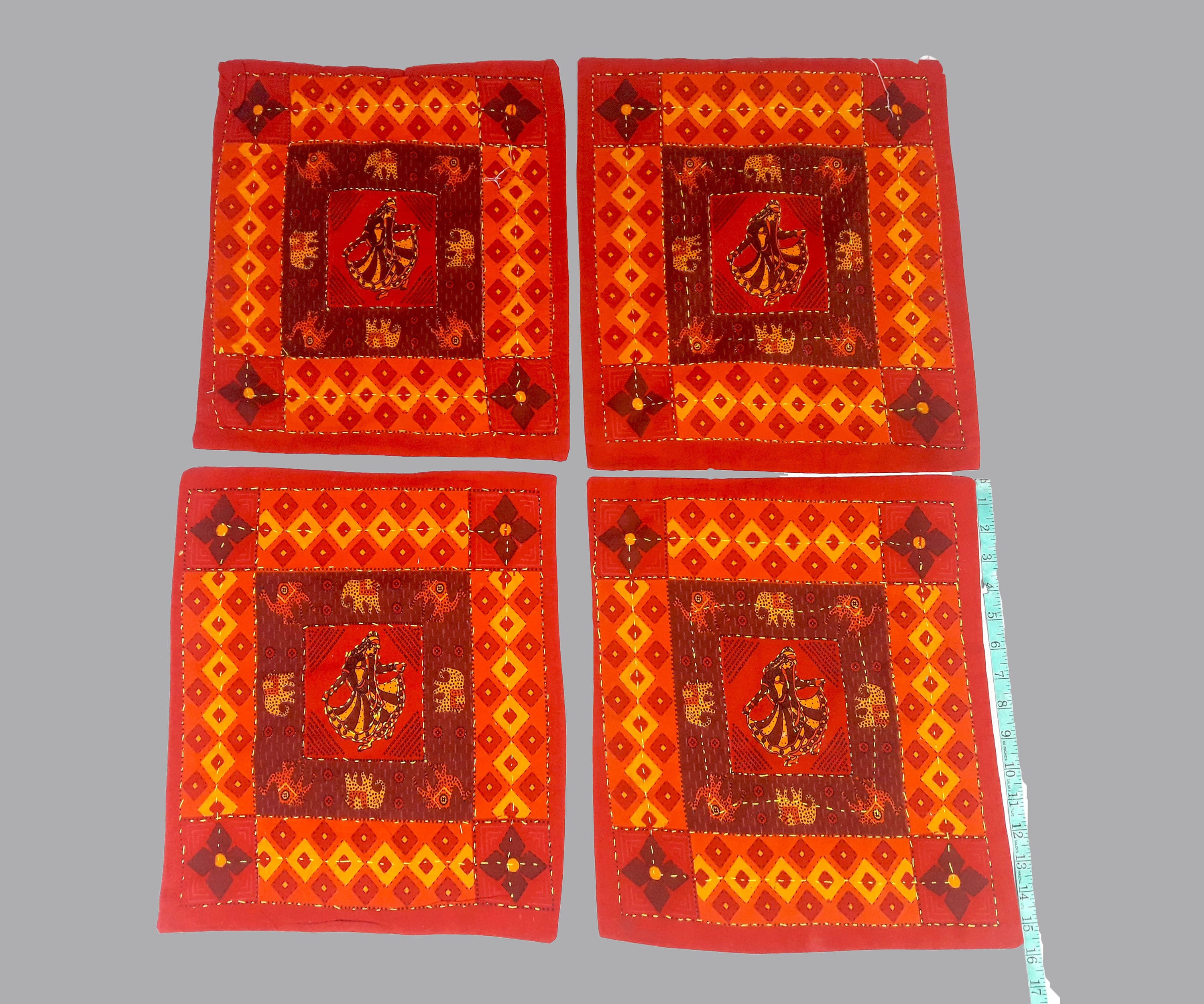 Designer Gujarati Work Decorative Pillow Cover Cushion Covers Etsy