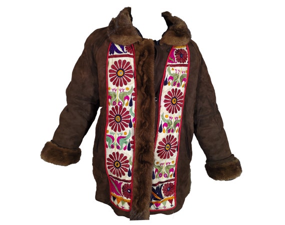 Banjara leather jackets Fur jacket kutchi Multi co