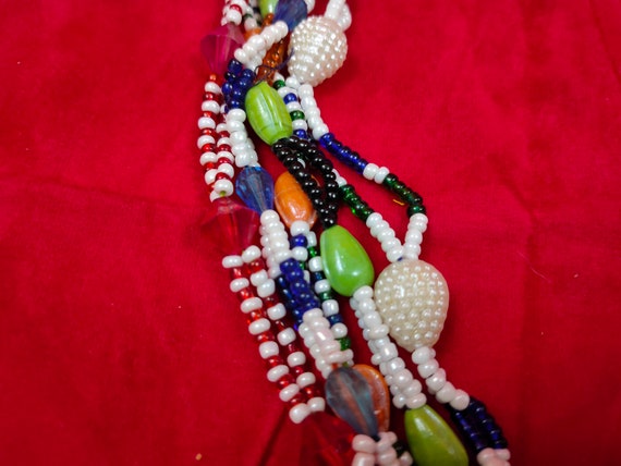 Vintage Banjara Necklace, Chain Choker Necklace  … - image 7