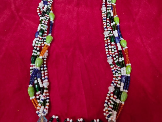 Vintage Banjara Necklace, Chain Choker Necklace  … - image 4