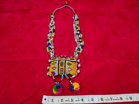 Vintage Banjara Necklace, Chain Choker Necklace  … - image 8