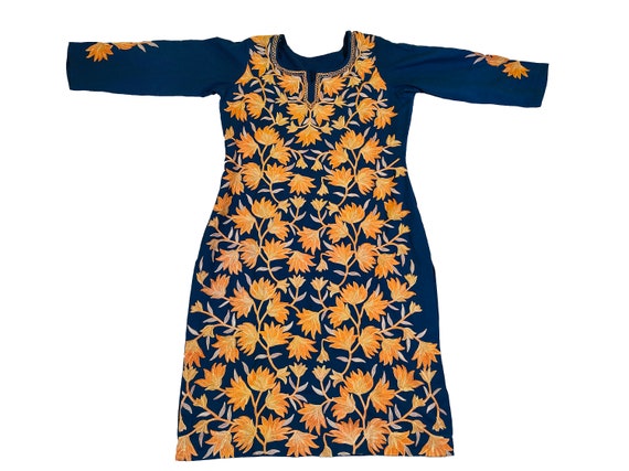 Kashmiri Embroidered Kurtis for Women - Kashmir Wholesale Bazar