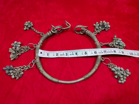 Old banjara necklace awesome indian banjara hasli… - image 8