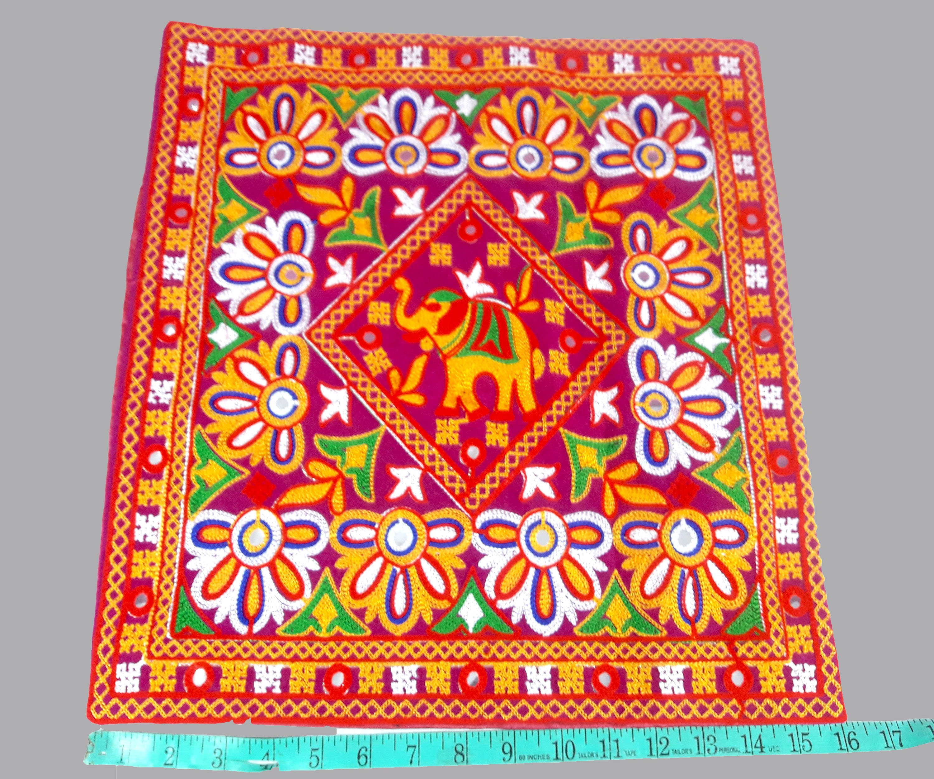 Designer Gujarati Work Decorative Pillow Cover Cushion Covers Etsy