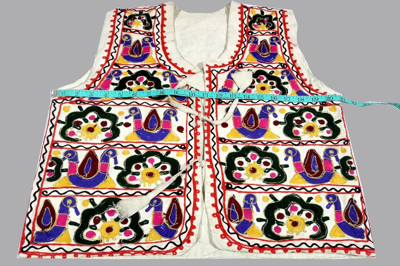 Indian Antique banjara Ethnic Handmade Jacket Vintage hand Embroidery Work vintage kuchi Banjara jackets Multi color hand embroidered