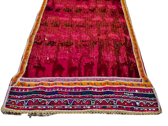 banjara Vintage shawl rabari hand Embroidered Ant… - image 1