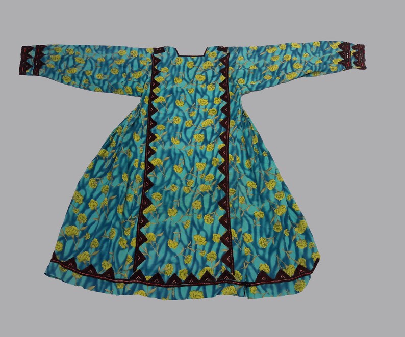 Afgani Embroidery Traditional Bohemian Ethnic Dress Handmade balochi dress,baluchi gypsy banjara tribal hand embroidered antique dress