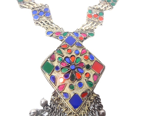 Afghani Jewelry banjara necklace awesome antique … - image 9