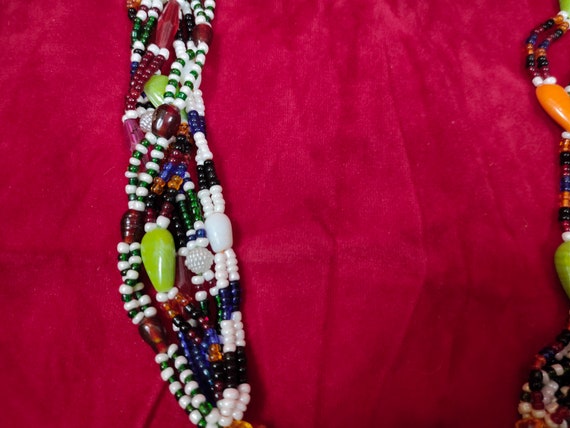 Vintage Banjara Necklace, Chain Choker Necklace  … - image 6