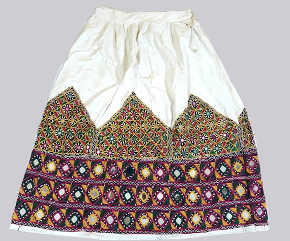 mirror work skirts india