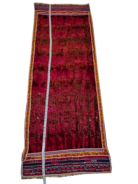 banjara Vintage shawl rabari hand Embroidered Ant… - image 7