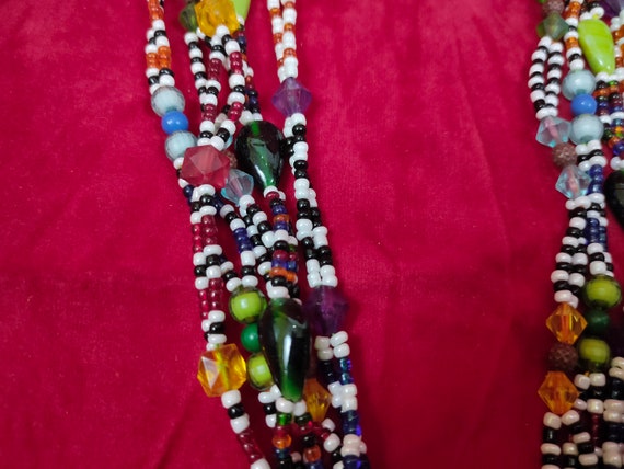 Vintage Banjara Necklace, Chain Choker Necklace  … - image 6