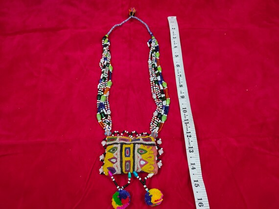 Vintage Banjara Necklace, Chain Choker Necklace  … - image 7