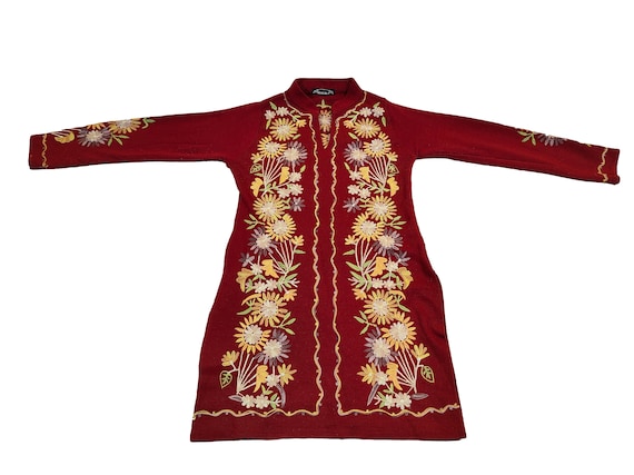 Woolen Embroidered Kashmiri Pheran/Feran (Freesize) – Zooni | Kashmir  Originals