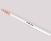 Eyeliner Brush Rose Gold Synthetic Bristles