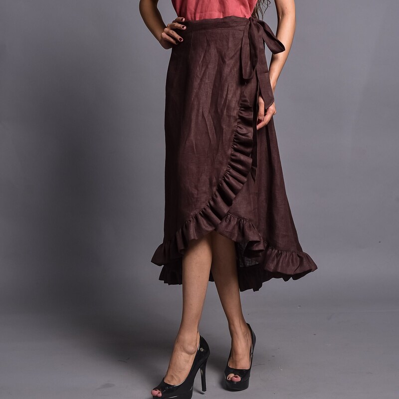 Wrapped Long Skirt