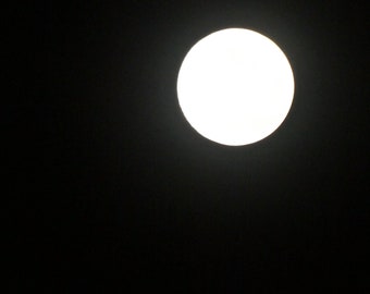 Super Moon - Blank Notecard