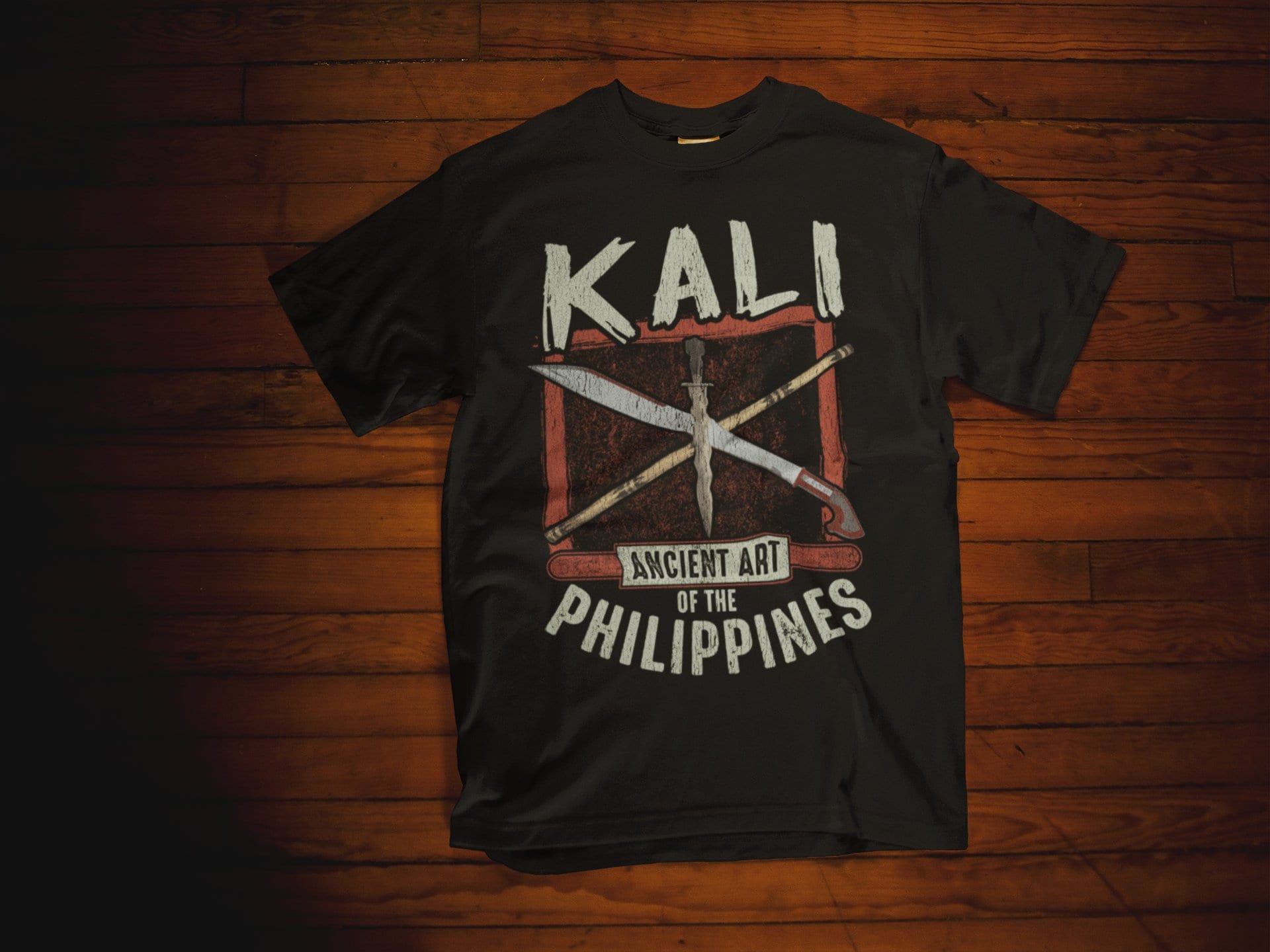 T-shirt Arts Martiaux Filipino Kali - Design Exclusif 100% Coton, Coupe Confortable