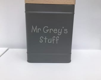 Teacher thank you gift canister storage