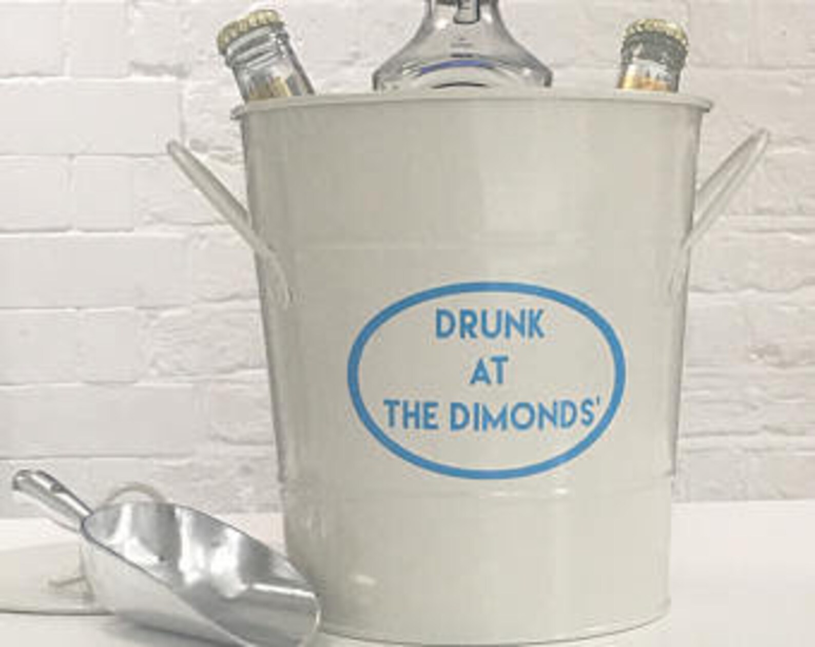 Drunk at ice bucket personalised with any name Etsy.de