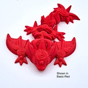 Tiny Rose Wyvern 4 1/2" Long - Wide Variety of Colors Desk Toy Fidget Toy USA Made Toy