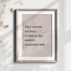 Custom Quote Print, Personalised Text Print, Quote Wall Art, Custom Song Lyrics Print, Custom Poem Art Print, Custom Gift for Her Or Him