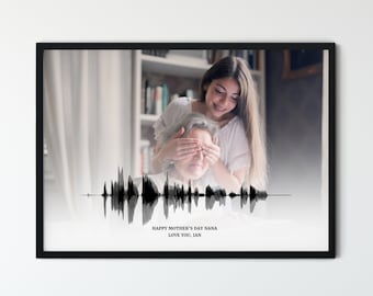 Soundwave Kunstdruck Nana Geburtstagsgeschenk oder Muttertagsgeschenk, Perfektes Oma Geschenk von Enkelin, Neues Nana Custom Geschenk, Nana Geschenk