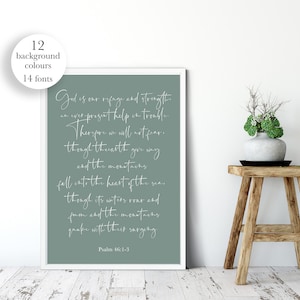 Custom Bible Verse Wall Art, Bible Verses Print, Custom Bible Verse Gift, Housewarming Gift, Modern Custom Art, Custom Gift For Her Or Him,