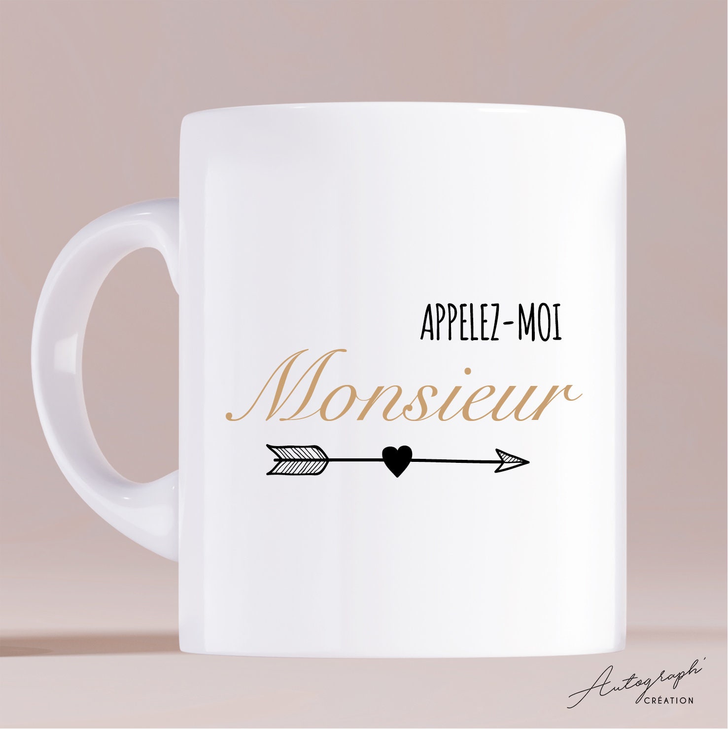 Mug Personnalisé | Appelez-Moi Monsieur