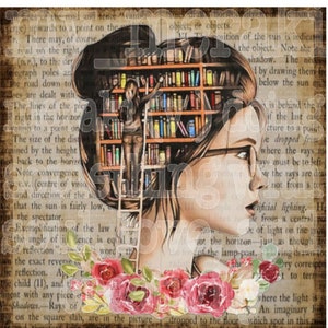 Just a girl who loves bücher bibliothek jpeg png brunette