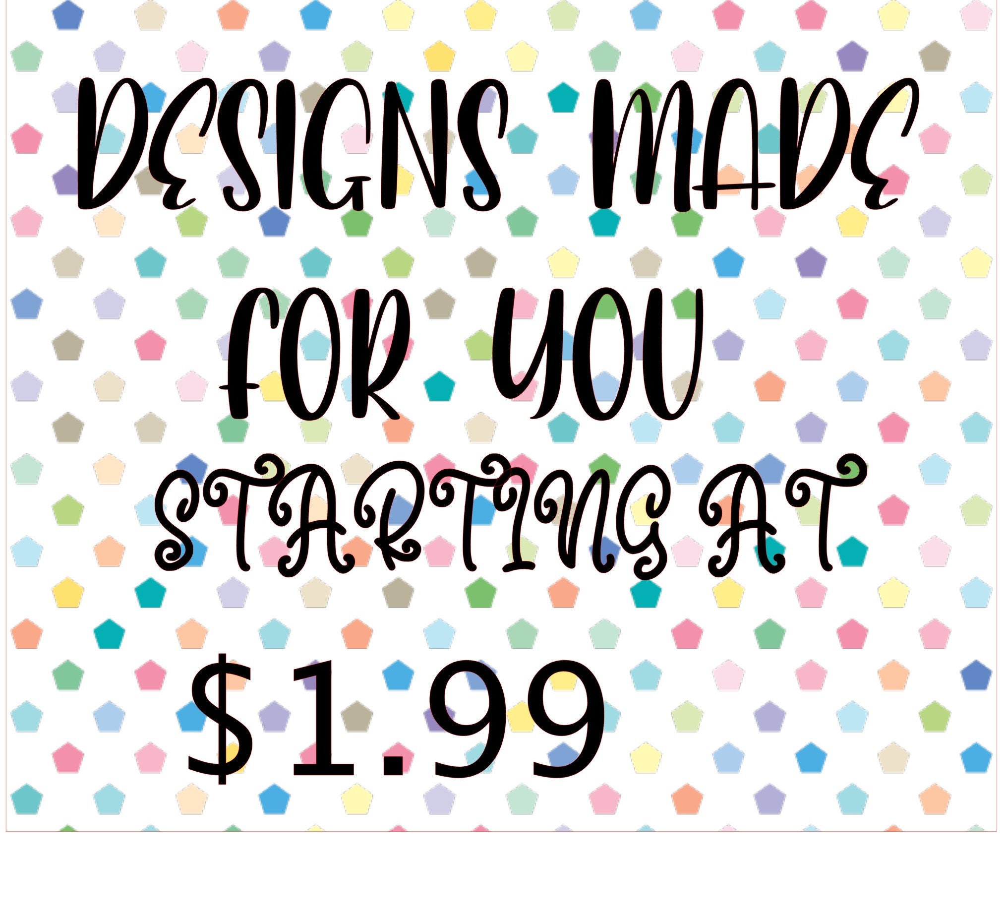 Custom Design Made for You Etsy UK