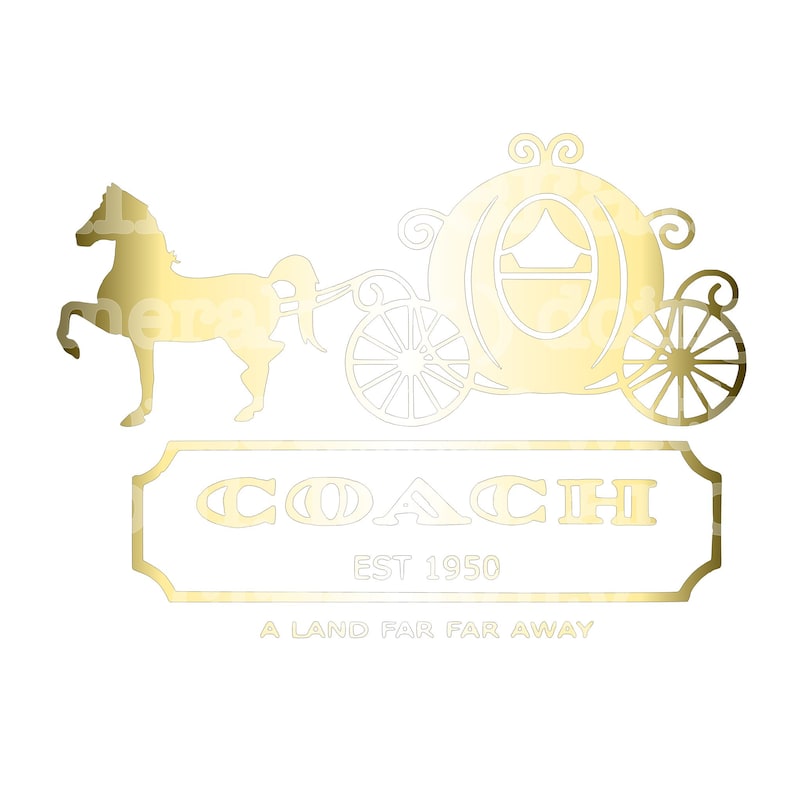 Disney coach svg & png download | Etsy