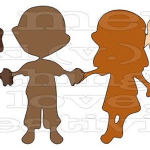 May include: Five children of different skin tones are holding hands and smiling. They are all wearing simple clothing and are standing in a line.