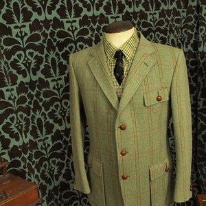Unused Superb Mens Bladen Essex Supasax Norfolk Tweed Jacket in a