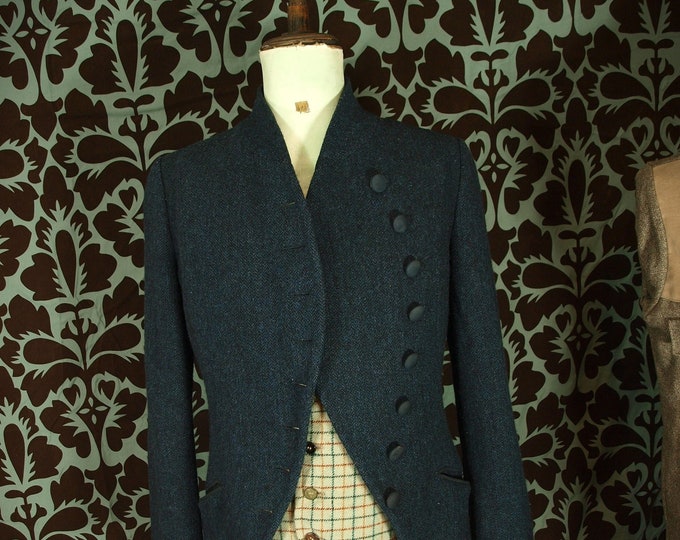 Rare Ladies Walker and Slater Emma Tweed Jacket in a size 8 30 inch chest Small Victorian Riding Design RRP 315